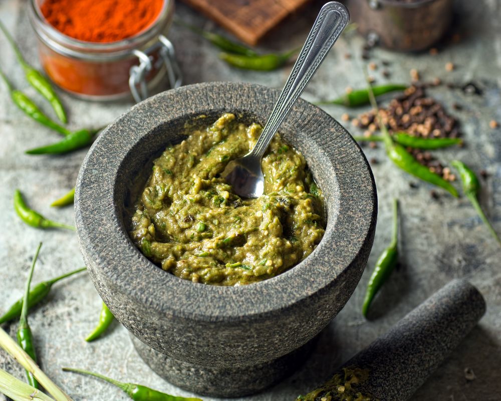 Green curry paste