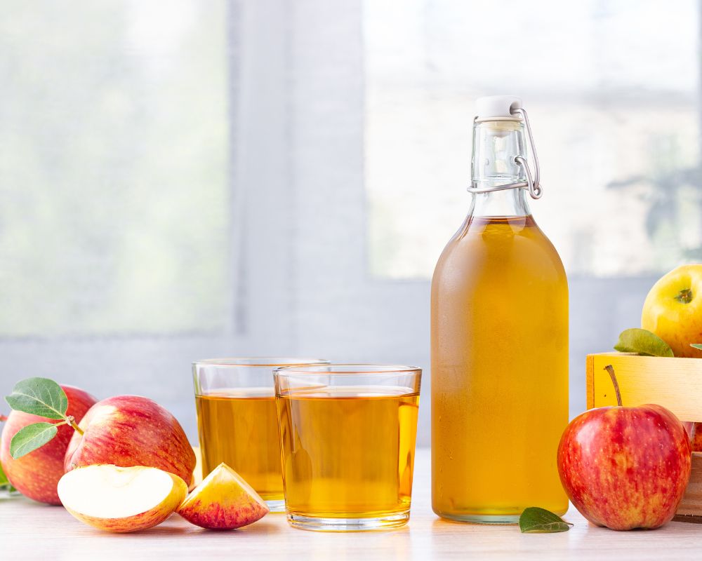 Vinegar powder can come from apple vinegar