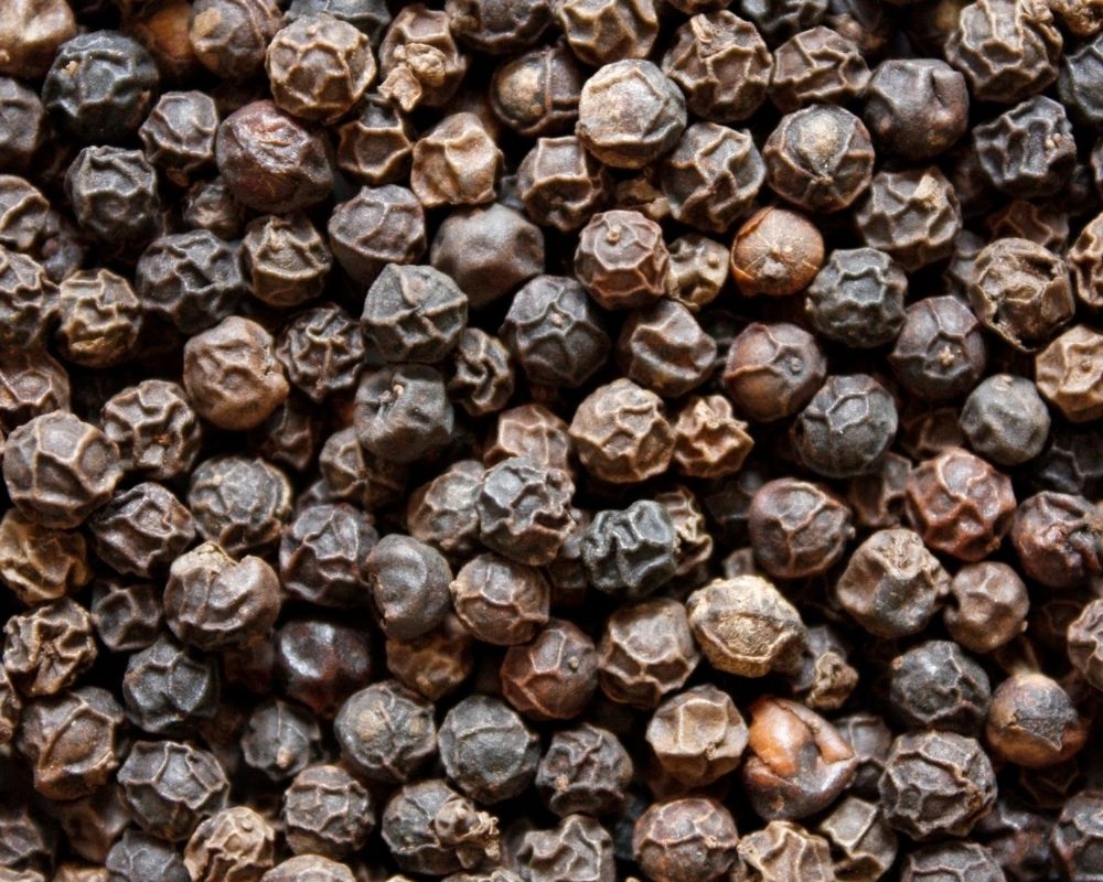 Black peppercorns